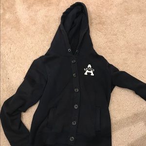 Adidas button down jacket